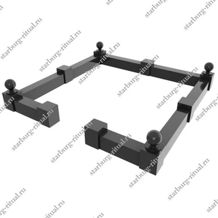 Заказать гранитную ограду на могилу из гранита заказать в старой купавне от производителя старбург ритуал